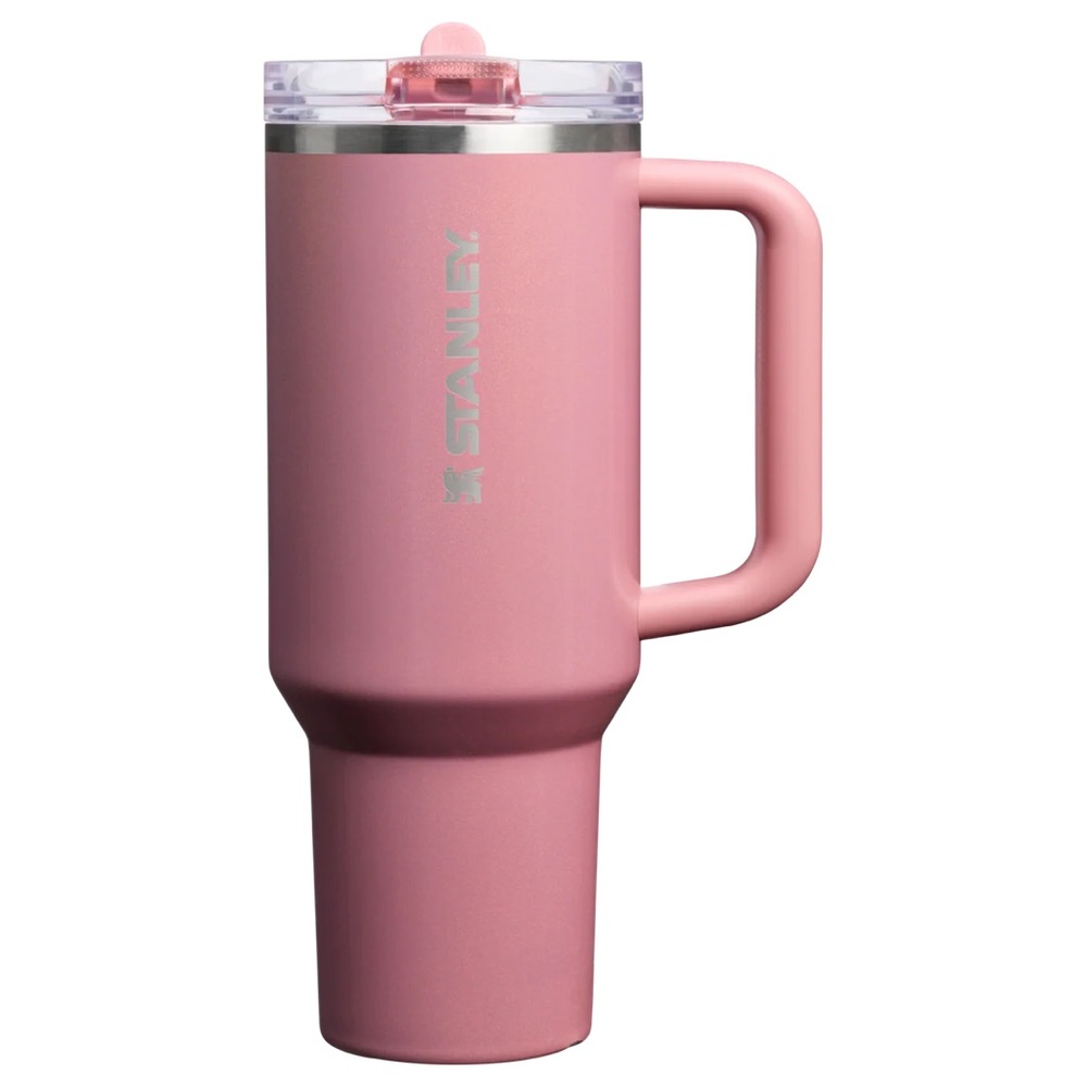 New Stanley Port Shimmer Metallic Pink ProTour Quencher Water Bottle NWT